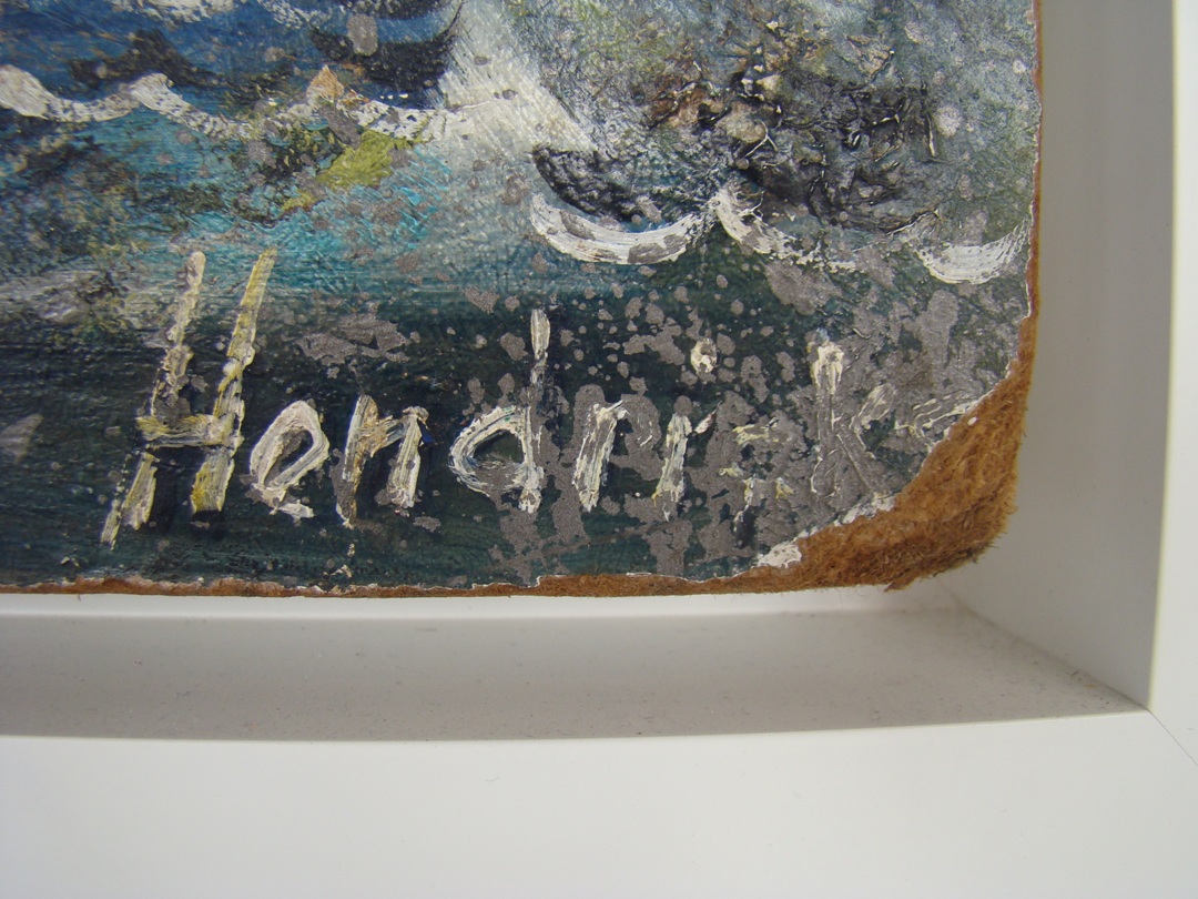 Mid Century Modern Nautical Painting By Hendricks Modernism